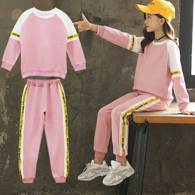 Kids Long Sleeve Sports Suit Set For Girls Autumn/Spring Kids Clothing  Stores For Children Sizes 5 12 Years P0831 From Misihan05, $11.23